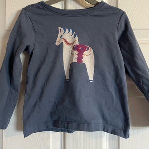 Tea Collection Dala Horse Graphic tee - 2T